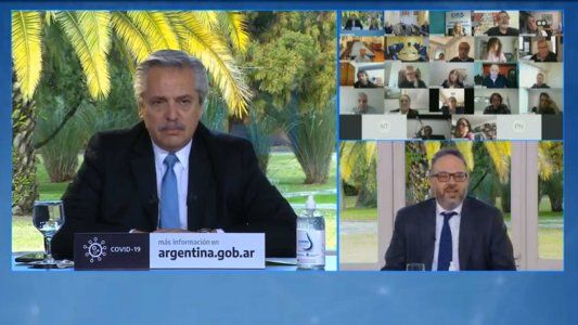 Alberto Fernández llamó a crear una multisectorial entre Pymes y trabajadores para pensar la Argentina pospandemia