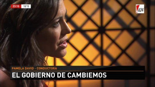Pamela David insistió en que si vuelve Cristina se va y dijo que a Macri le falta barrio