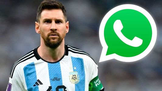 Activá el Modo Messi en WhatsApp y llevá a la Selección Argentina en tu celular