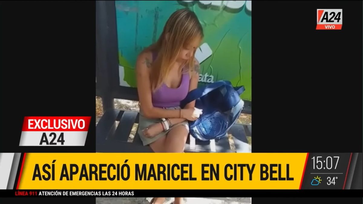 Maricel González desapareció el último viernes en la zona del Abasto (Foto: Captura).
