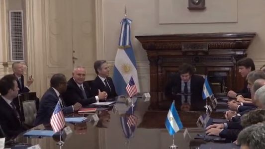 Javier Milei recibió a Antony Blinken para afianzar la relación bilateral con Estados Unidos