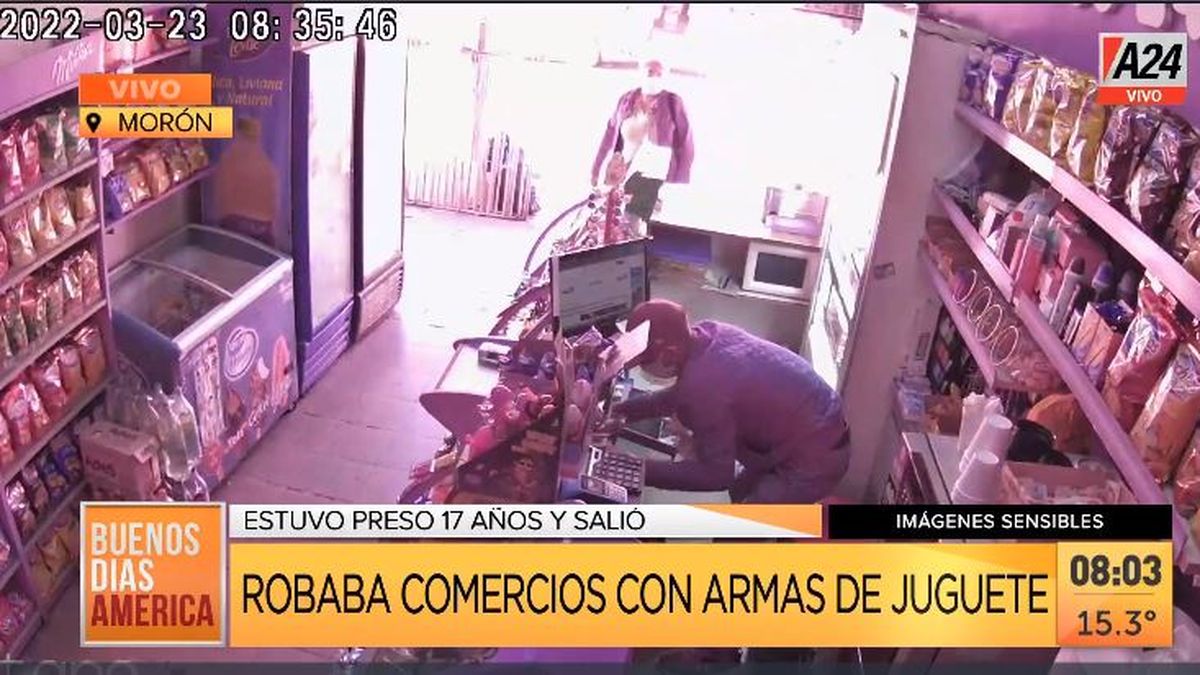 Insólito: estuvo 17 años presos y salió a robar