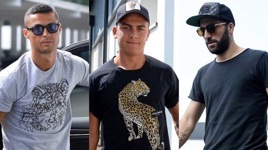 Cristiano Ronaldo se encontró con Dybala e Higuaín en su primer día en la Juventus