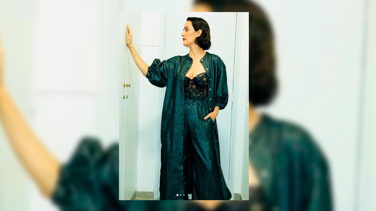 El look de Julieta Díaz en Los Mammones.