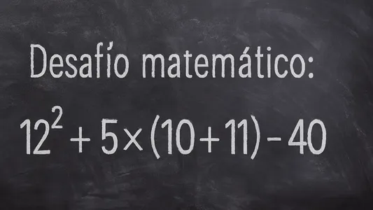 Desafío matemático: ¿en cuánto tiempo lo podés resolver?