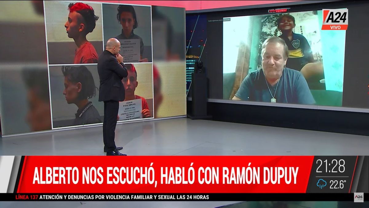 Ramón Dupuy reveló en La cruel verdad por A24 la charla que mantuvo con Alberto Fernández (Foto: Captura).