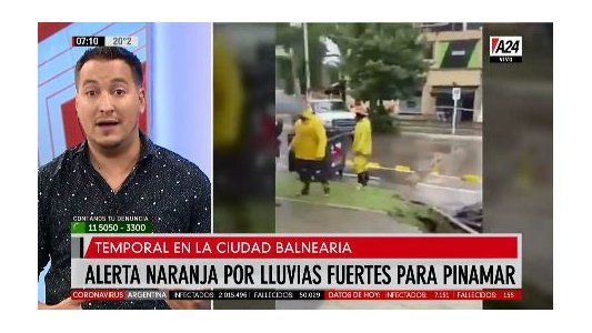 Alerta meteorológico: por lluvias persistentes en la Costa Atlántica