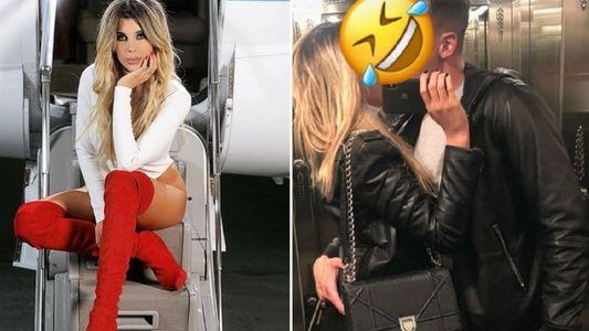 Charlotte Caniggia presentó a su nuevo novio a medias: ¡Le tapó la cara!