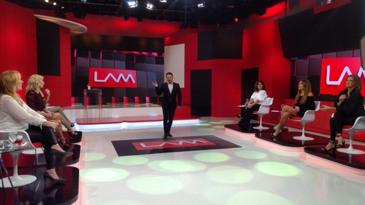 As&iacute; era la escenograf&iacute;a de LAM, el programa que &Aacute;ngel de Brito condujo durante 6 a&ntilde;os en la pantalla de El Trece.&nbsp;