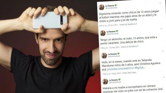 Tras la acusación de pedofilia, reapareció Martín Cirio con un polémico mensaje