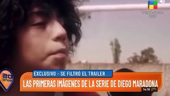 Se conocen las primeras imágenes de la serie de Diego Maradona