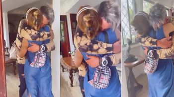 Emotivo reencuentro de Mimi Alvarado y El Tirri tras más de dos años sin verse