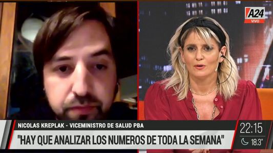 Nicolás Kreplak: Vamos a tener vacunada a la mayoría de la población para septiembre