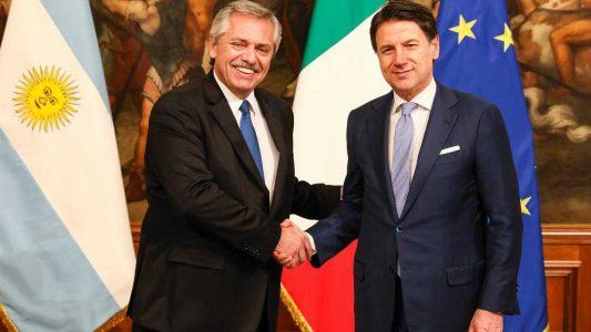 Fernández se reunió con el primer ministro italiano Giuseppe Conte y con el presidente Mattarella