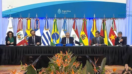 Campaña y gestión: Massa se mostró con Alberto Fernández en la cumbre del Mercosur como vidriera internacional