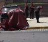 Accidente fatal en Recoleta: perdió el control de su auto, se subió a la vereda y mató a un turista