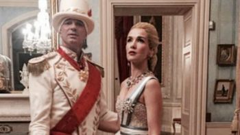 Natalia Oreiro le cumplió el sueño a un magnate ruso y fue Evita por un día