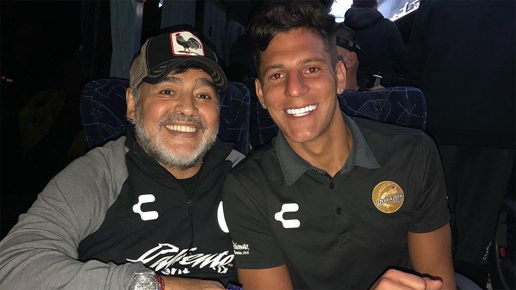 El primer creyente: Gaspar Servio, arquero del Dorados de Sinaloa, se tatuó la cara de Diego Maradona