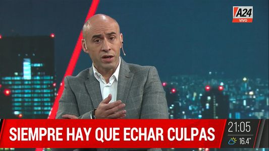 Esteban Trebucq analizó los dichos de Alberto Fernández: Siempre hay que echar culpas