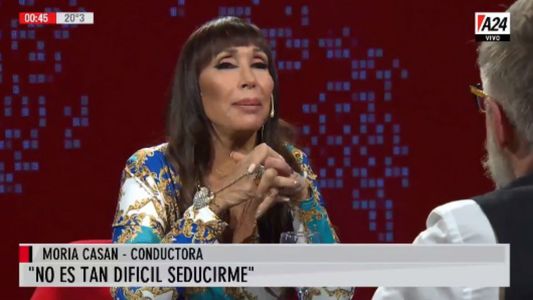Moria Casán habló de sexo, amor y la política: A Tinelli no lo votaría porque no le creo