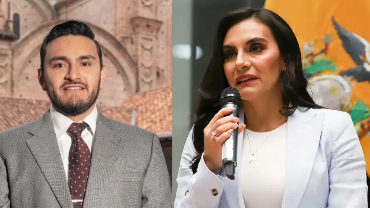 Verónica Abad y su hijo, detenido y procesado, acusado de tráfico de influencias. (Foto: A24.com)