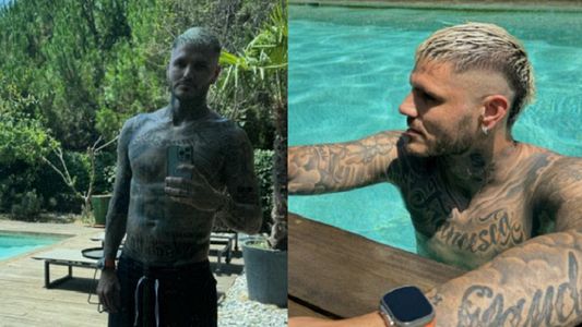 Sol y agua: las sensuales fotos de Mauro Icardi tras separarse de Wanda Nara