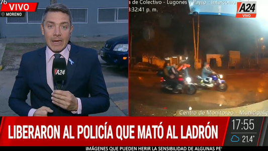 Moreno: liberaron al policía que mató a un delincuente que intentó robarle la moto