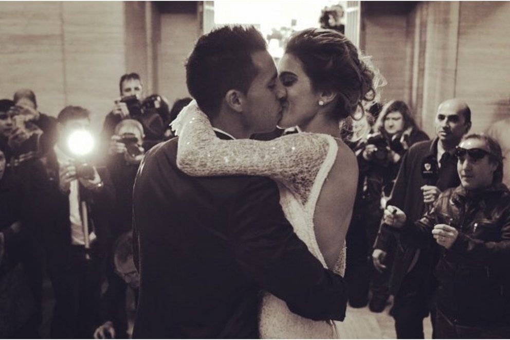 Cinthia Fernández y Matías Defederico