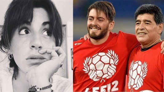 Trascendió la charla íntima que mantuvieron Gianinna Maradona con Diego Jr.