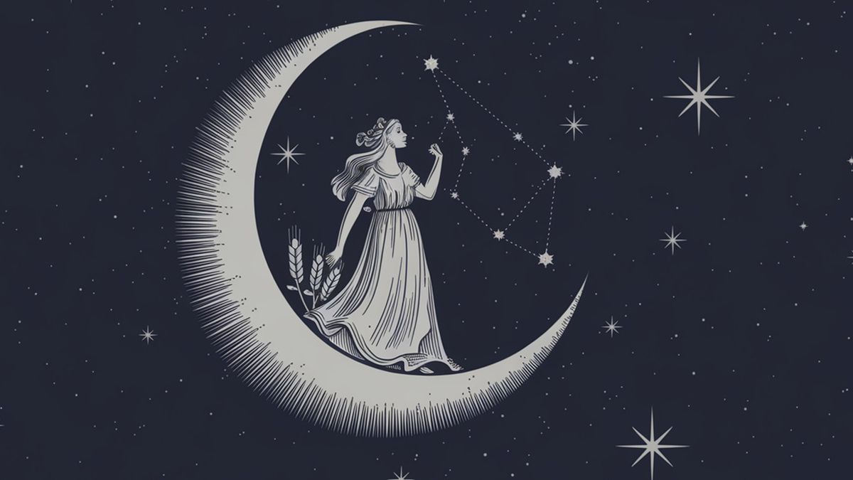 La alineaci&oacute;n astral de la Luna y Virgo favorece para la Astrolog&iacute;a la estabilidad, la organizaci&oacute;n y el enfoque en objetivos a largo plazo. (Foto: Ideogram)
