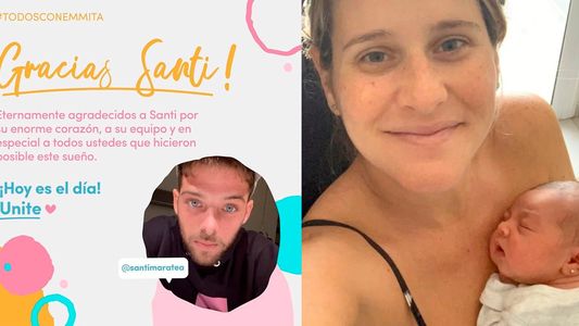 Imponente récord solidario de Santi Maratea para ayudar a Emmita