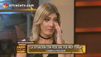 Cande Ruggeri relató cómo fue su discusión con Fede Bal