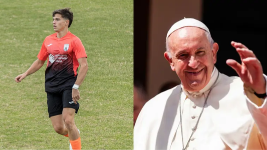Quién es Felipe Bergoglio, el sobrino-nieto del Papa Francisco que juega en el fútbol italiano