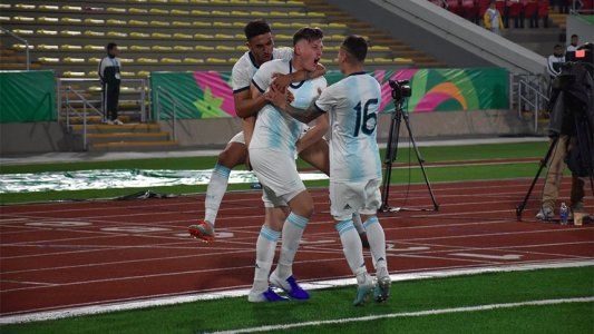Lima 2019: Argentina goleó 3-0 a Uruguay y también es finalista en el fútbol masculino
