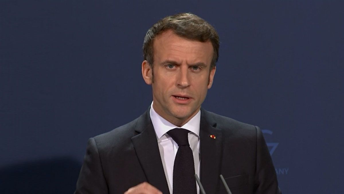 Emmanuel Macron, mandatario francés y presidente de la Unión Europea.