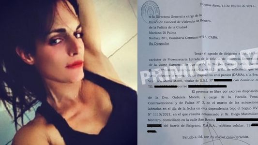 Verónica Monti, la última pareja de Sergio Denis, ya hizo la denuncia contra su ex: Salió perimetral y me dieron botón antipánico