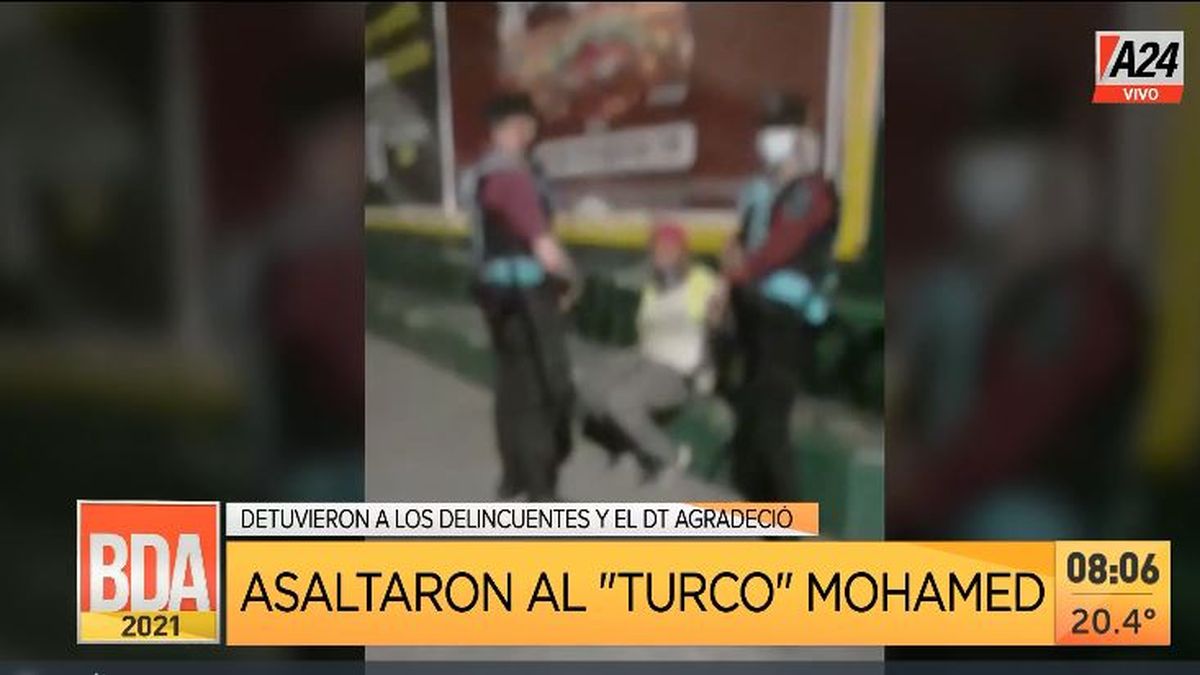 Le robaron el auto a Antonio Turco Mohamed en San Cristóbal. (Captura de Tv)