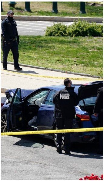 Cerraron el Capitolio de Estados Unidos después de que un hombre atropelló a dos policías