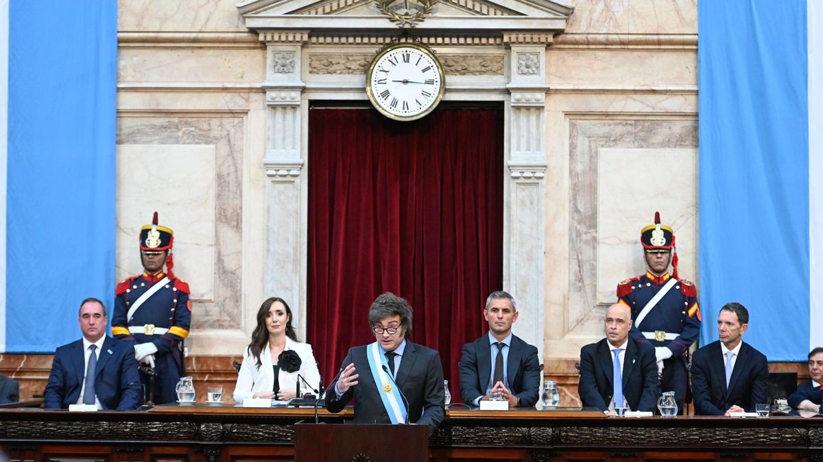 Javier Milei en el Congreso: Argentina está a la vanguardia del mundo