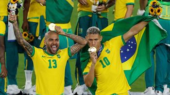 Brasil le ganó a España, se coronó bicampeón olímpico en fútbol y emuló las gestas de Uruguay y Argentina