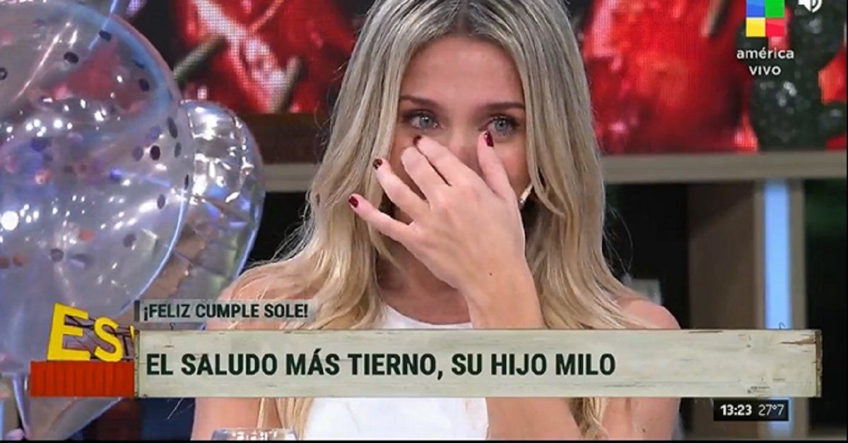 El llanto de Soledad Fandiño al ser sorprendida por un regalo de su hijo