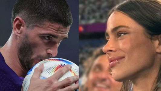 La romántica foto que subió Rodrigo de Paul con Tini Stoessel desde Qatar