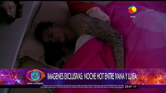 Así pasaron la noche juntos Ivana Icardi y Luifa