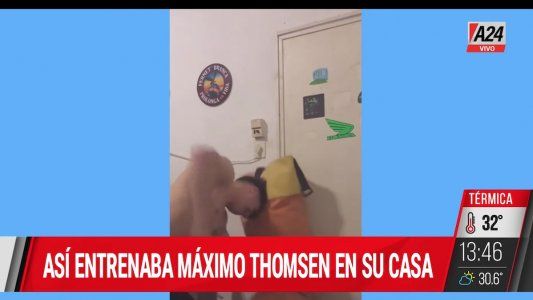 Video | Golpes y furia: así se entrenaba Máximo Thomsen, el rugbier más complicado por el crimen de Fernando Báez Sosa