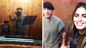 Te mostramos los videos inéditos de Silvina Luna y el Polaco en el estudio de grabación