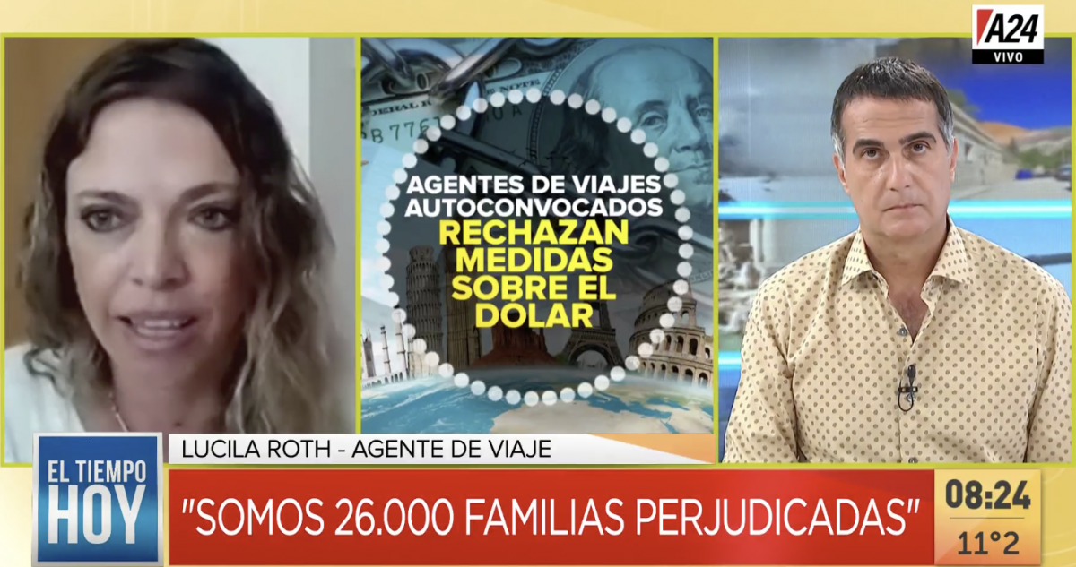 Agentes de viajes rechazan el nuevo cepo al dólar por el impacto de la suba del 35%: Están destruyendo a 26 mil familias