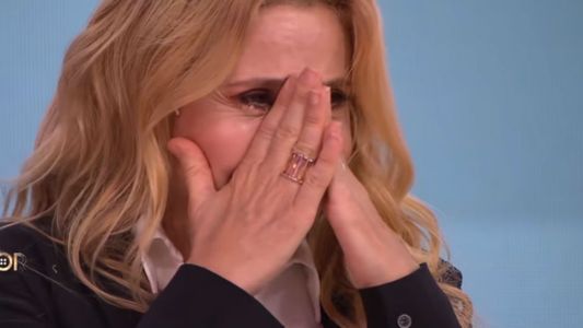 Andrea Politti se quebró al aire al escuchar una canción de Chiquititas y ver fotos de Romina Yan