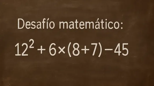 Desafío Matemático: el desafío está en el orden de la cuenta