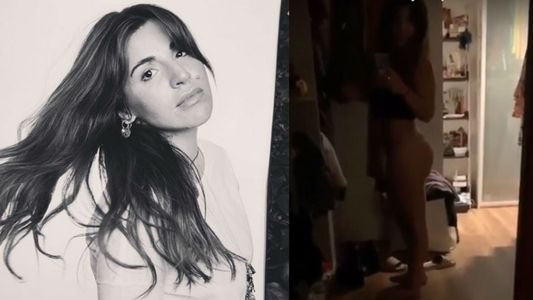 Gianinna Maradona se mostró en ropa interior ante una crítica a su físico