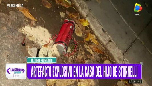 Encuentran un artefacto explosivo en la casa de un hijo del fiscal Stornelli